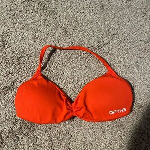 DFYNE orange sports bra